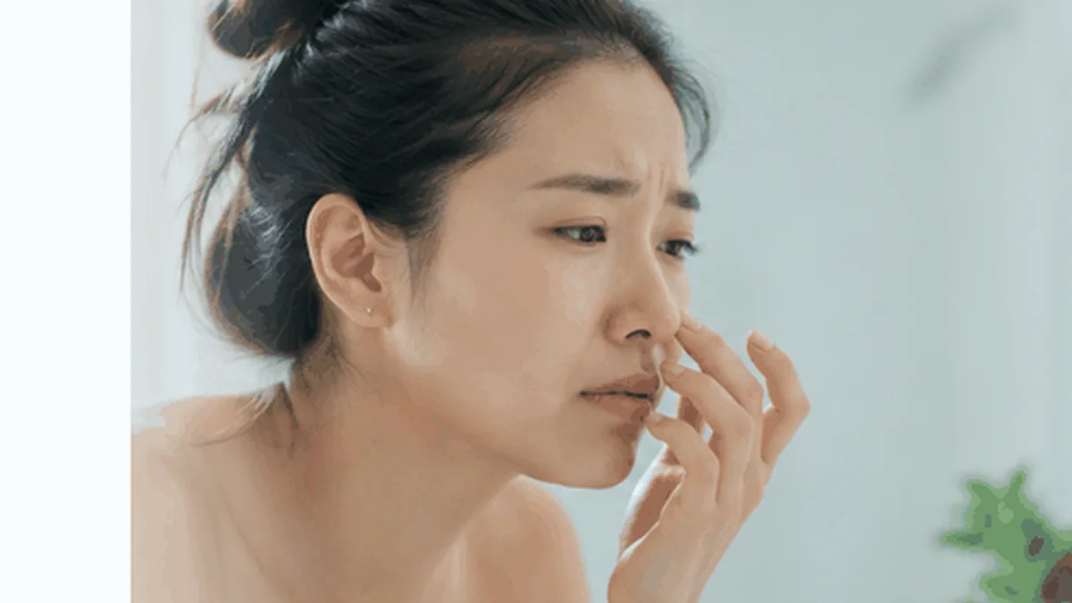 ผู้หญิงประเมินความถี่ในการล้างจมูกเมื่อรู้สึกแห้งระคาย